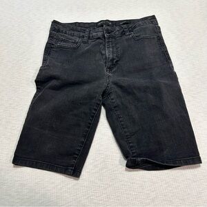 Kendall + Kylie‎ Shorts The Bu Short 9/29 Women's Shorts Black Stretch Bermuda